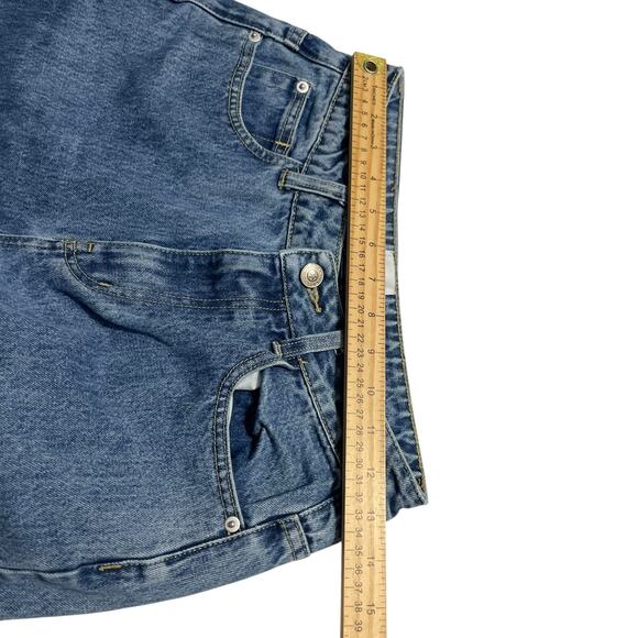 Princess Polly Womens Jeans Size 4 Blue High Rise Boot Flare Leg Zip Fly Denim - Picture 12 of 15